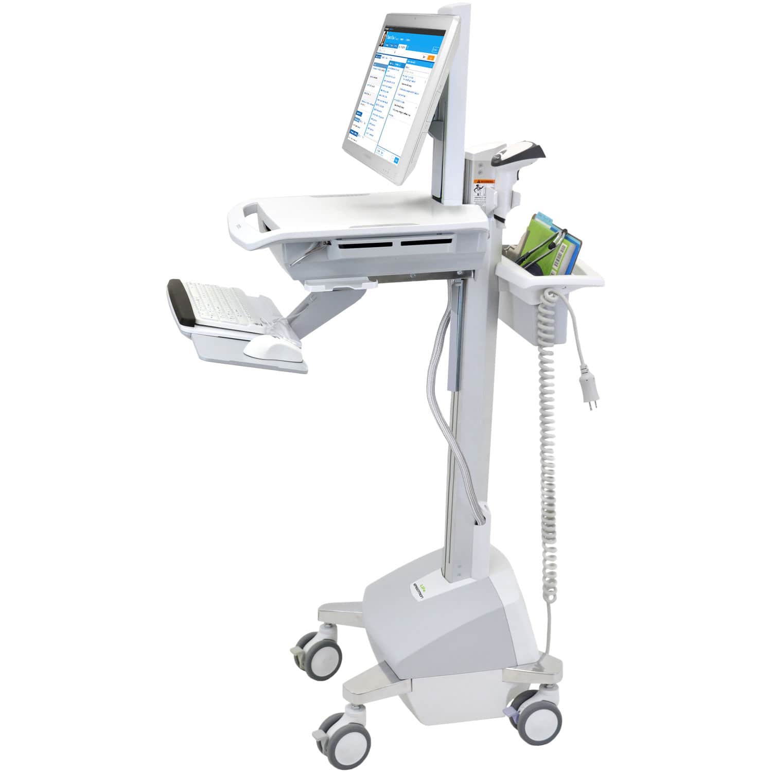 Batterypowered computer cart Lightweight Powered Cart