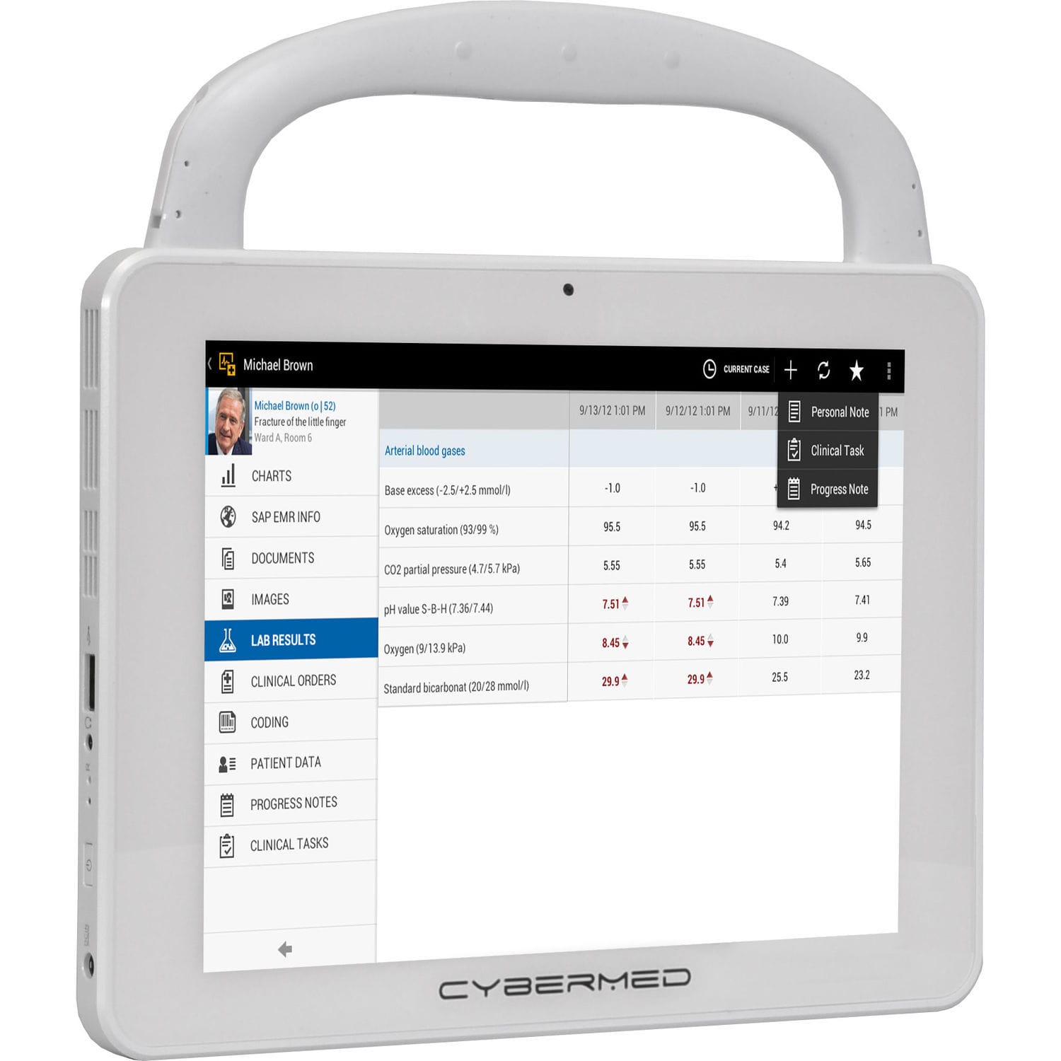 Quad-core medical tablet PC - CyberMed T10C - Cybernet - Intel