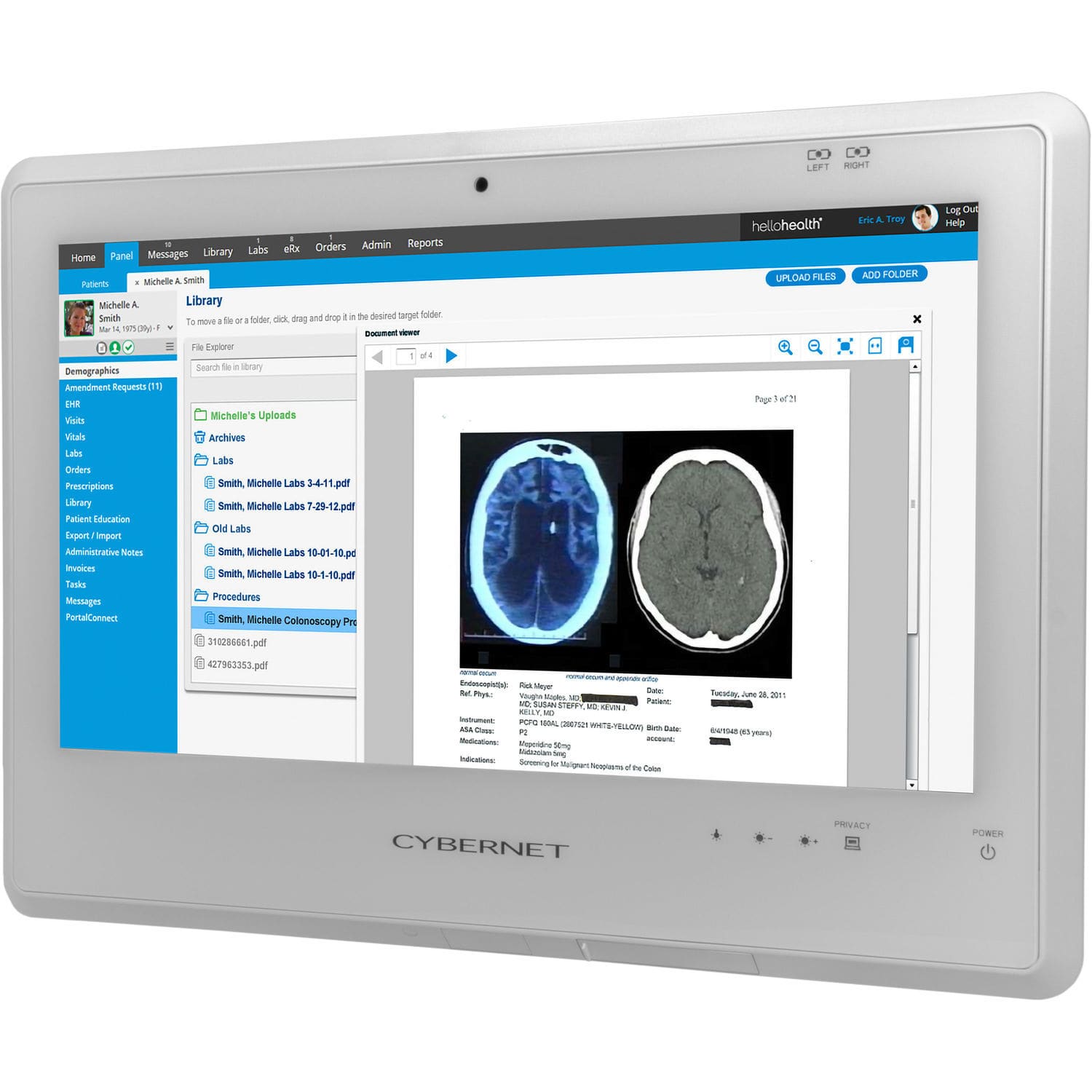 Medical monitor CyberMed PX surgical / medical imaging