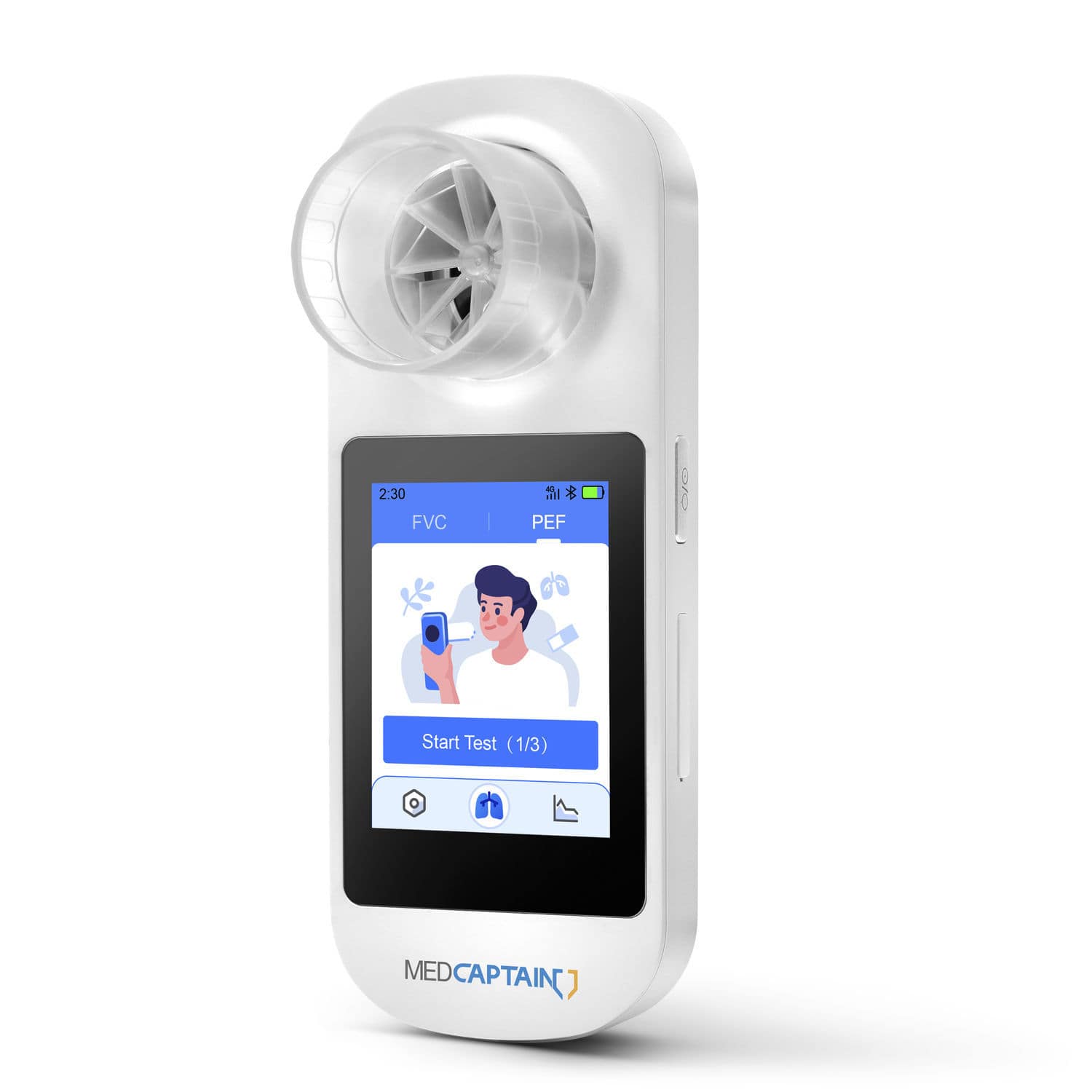 Electronic spirometer Medcaptain Medical Technology handheld / for