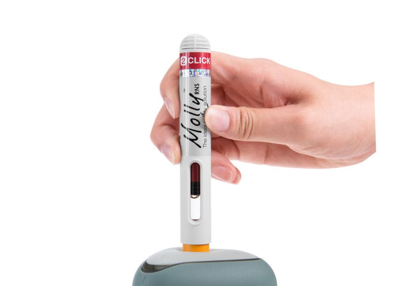 Disposable autoinjector Molly®RNS SHL Group subcutaneous