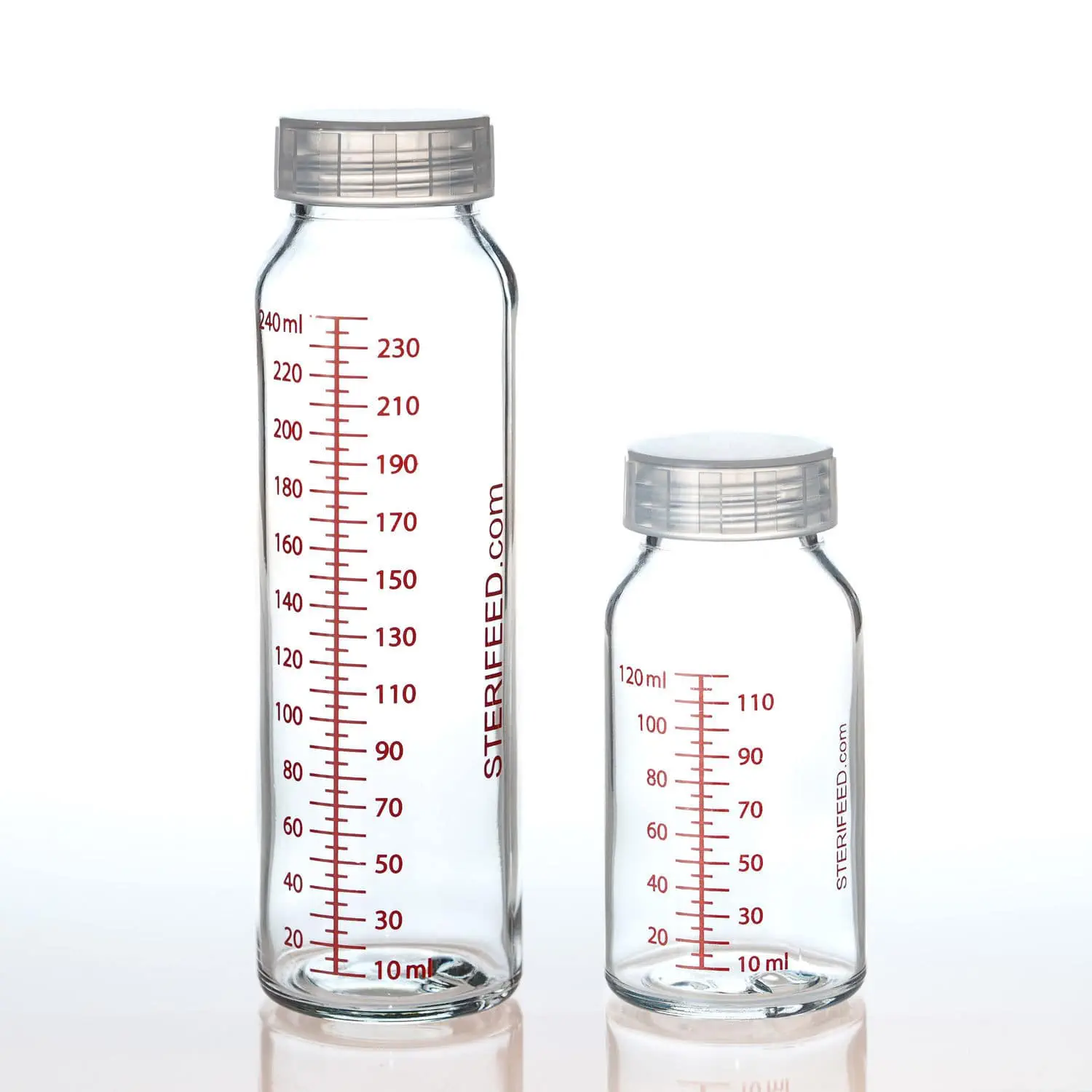 sterifeed glass bottles