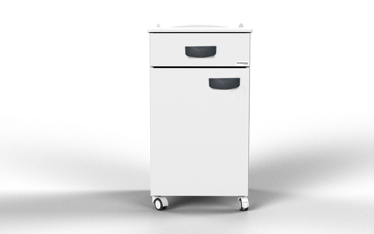Bedside on casters DA 1010 Trinodal