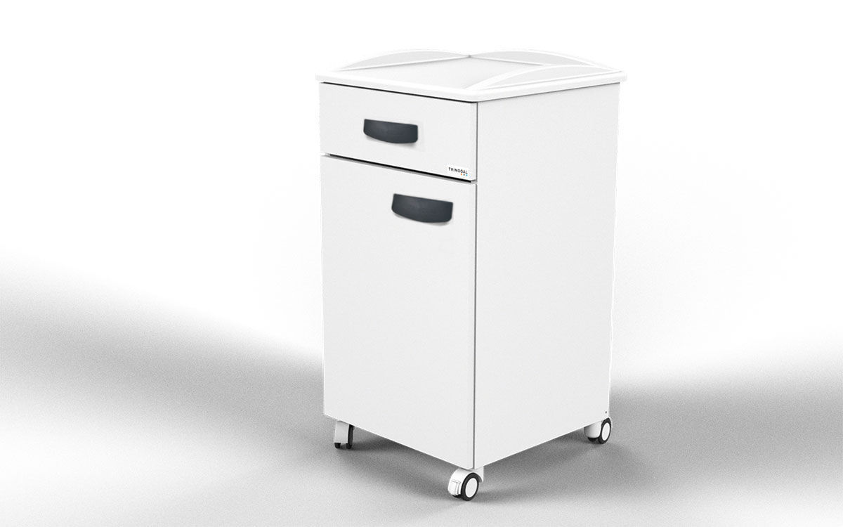 Bedside on casters DA 1010 Trinodal