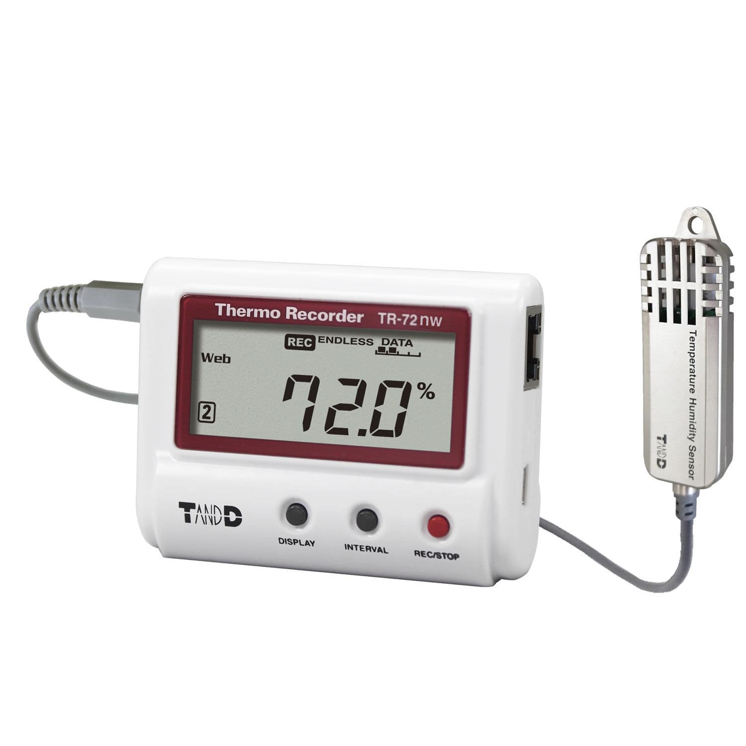 Temperature Data-logger - TR-72nw-S - T&D Corporation - Humidity / For ...