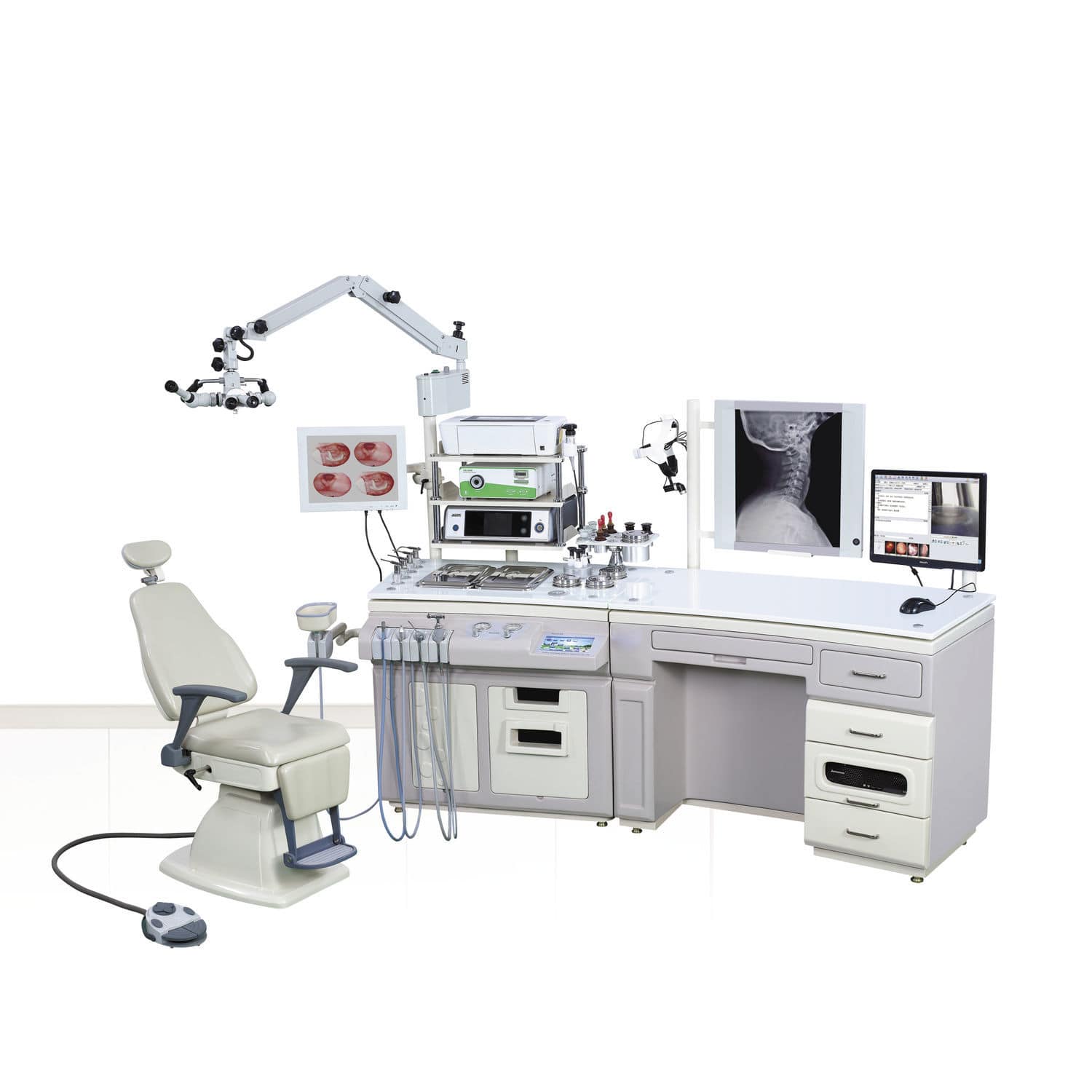 Ent Technology Interface ENT workstation - G65 - Hunan Fude Technology - for cleaning / with ...
