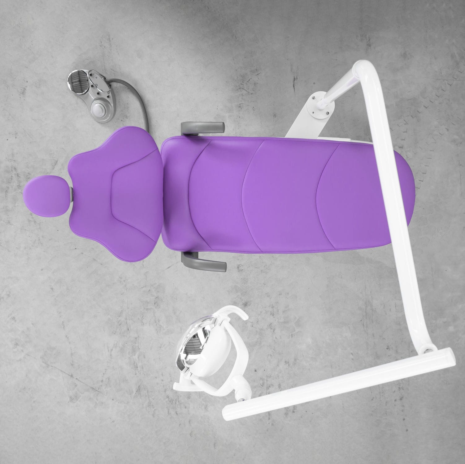 Electric dental chair STAND ALONE Simple&Smart fixed / white / blue