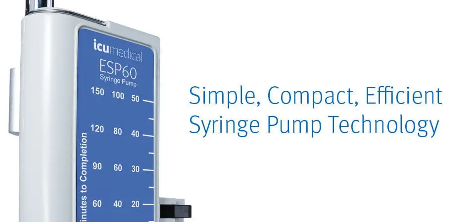 1-channel syringe pump - ESP60 - ICU Medical