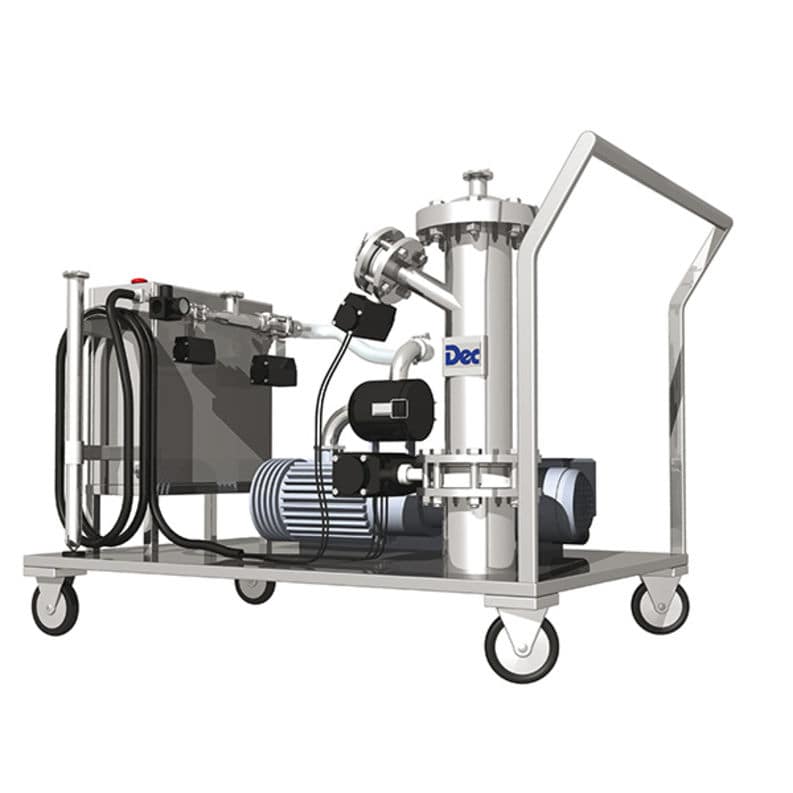 Powder transfer machine PTS Mobile Dec Group for the