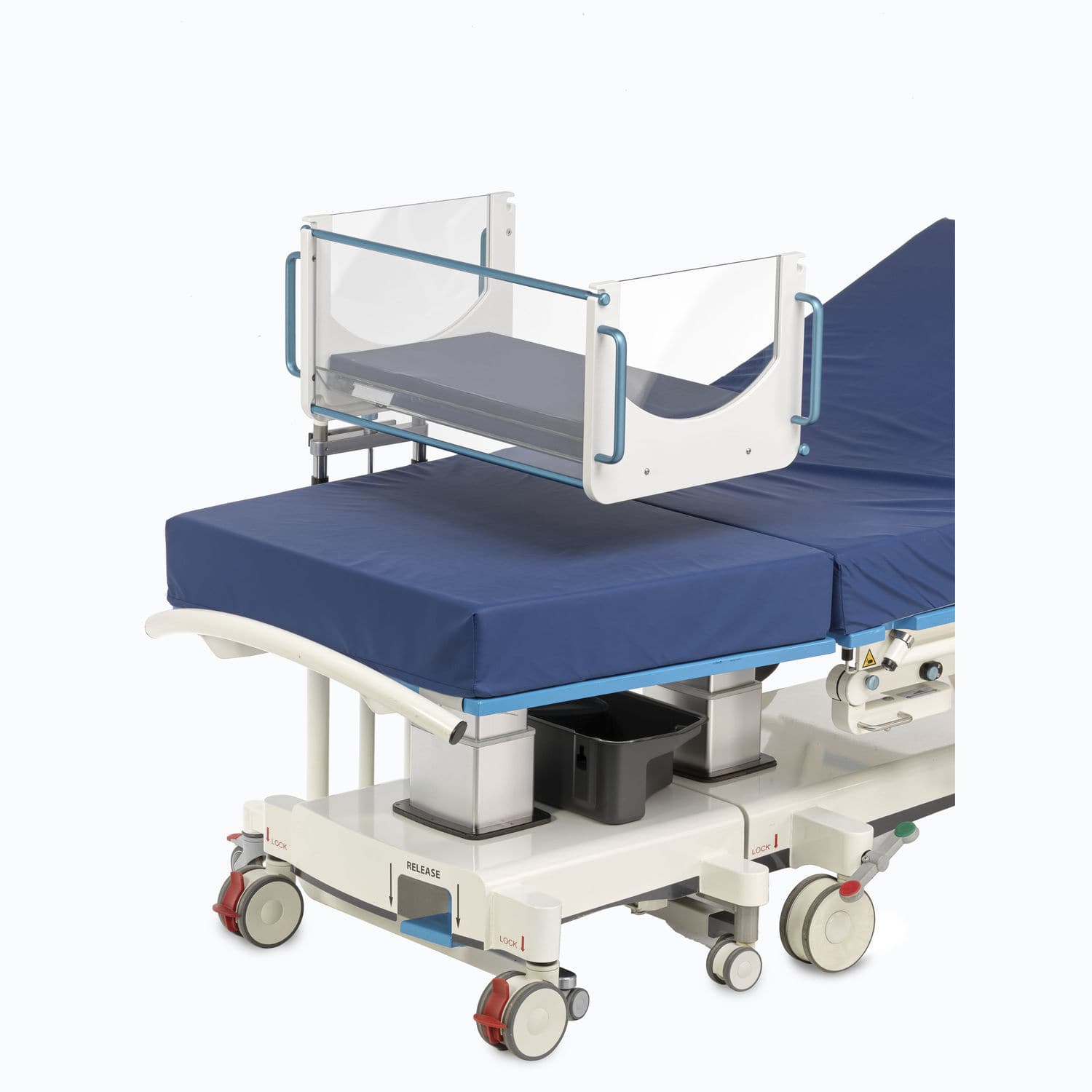 Baby hospital cot Crib Cosy TechniCare on casters / height