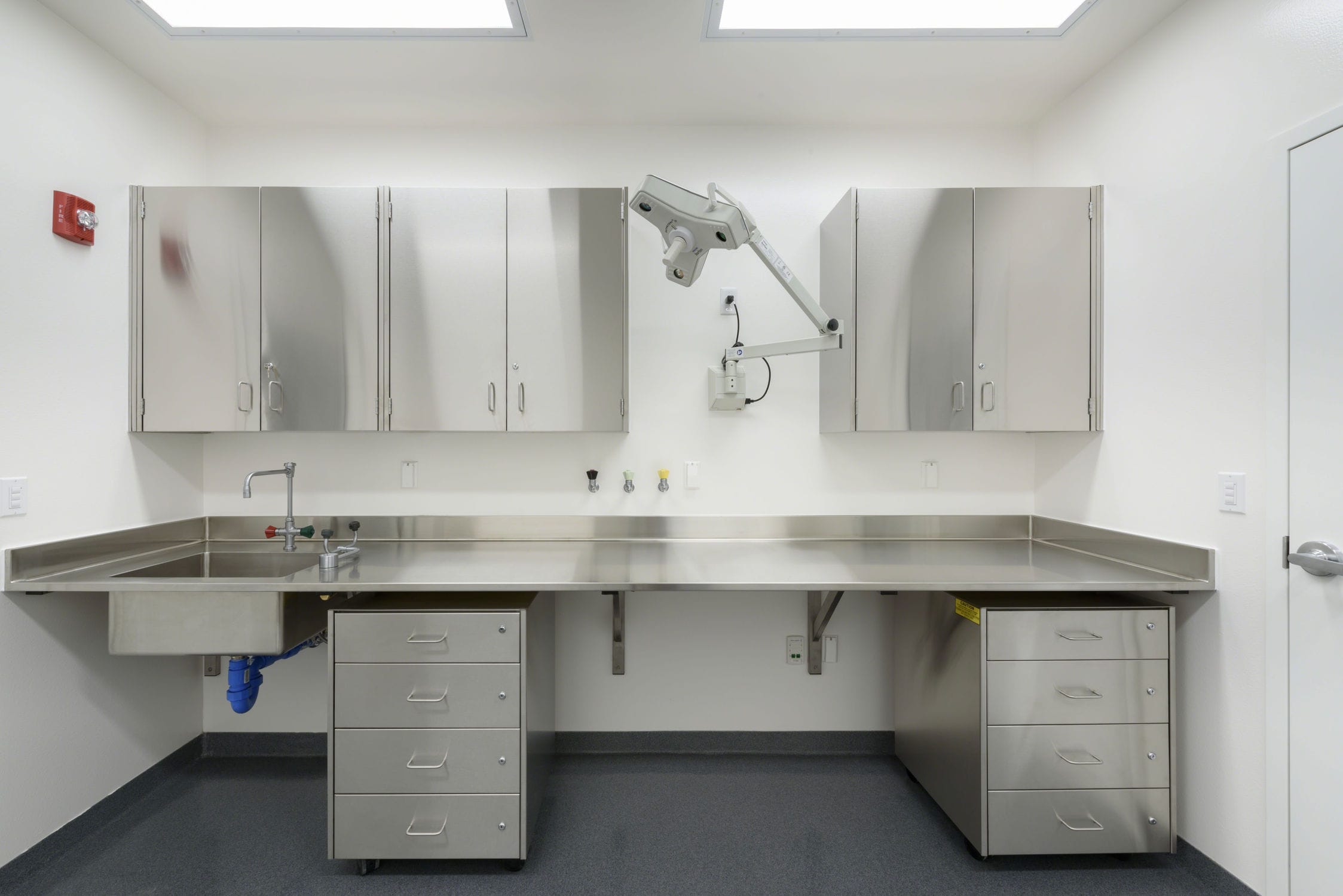 Lab Recess Laboratory bench cabinet - Mott Manufacturing - hospital / recessed ...