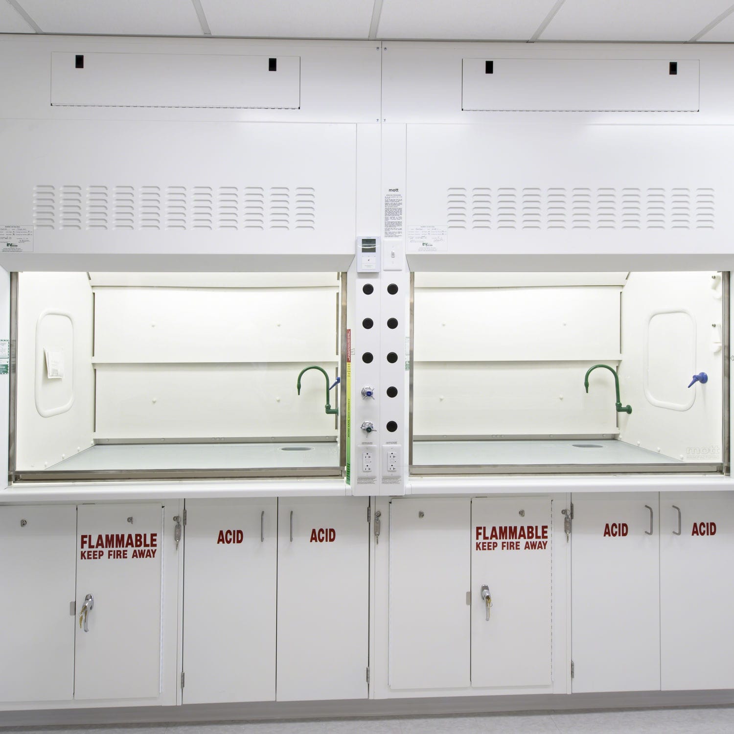 Perchloric acid handling fume hood Pro Mott Manufacturing