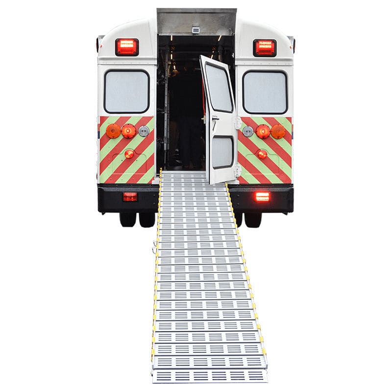 Car wheelchair ramp - AmbuRamp - First Line Technology LLC - vehicle ...