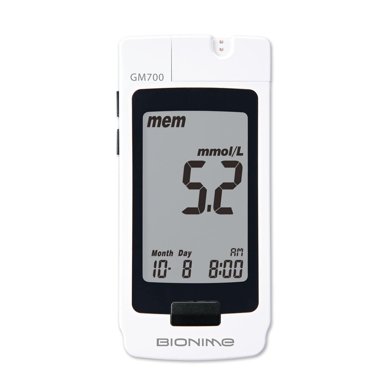 GDH blood glucose monitor GM700 BIONIME hematocrit / autocoding / with lancing device