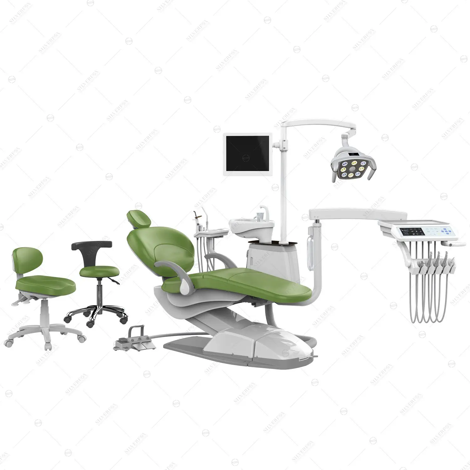 Dental unit with electric chair - 8000B - Silverfox Corporation