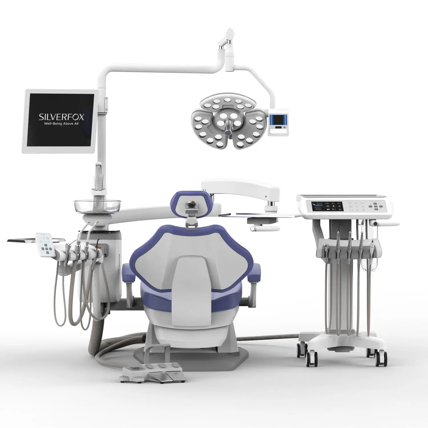 【SMI】エフェクティブ・コミュニケーション フルセット Dental unit with electric chair - 8000C-SMS0 - Silverfox