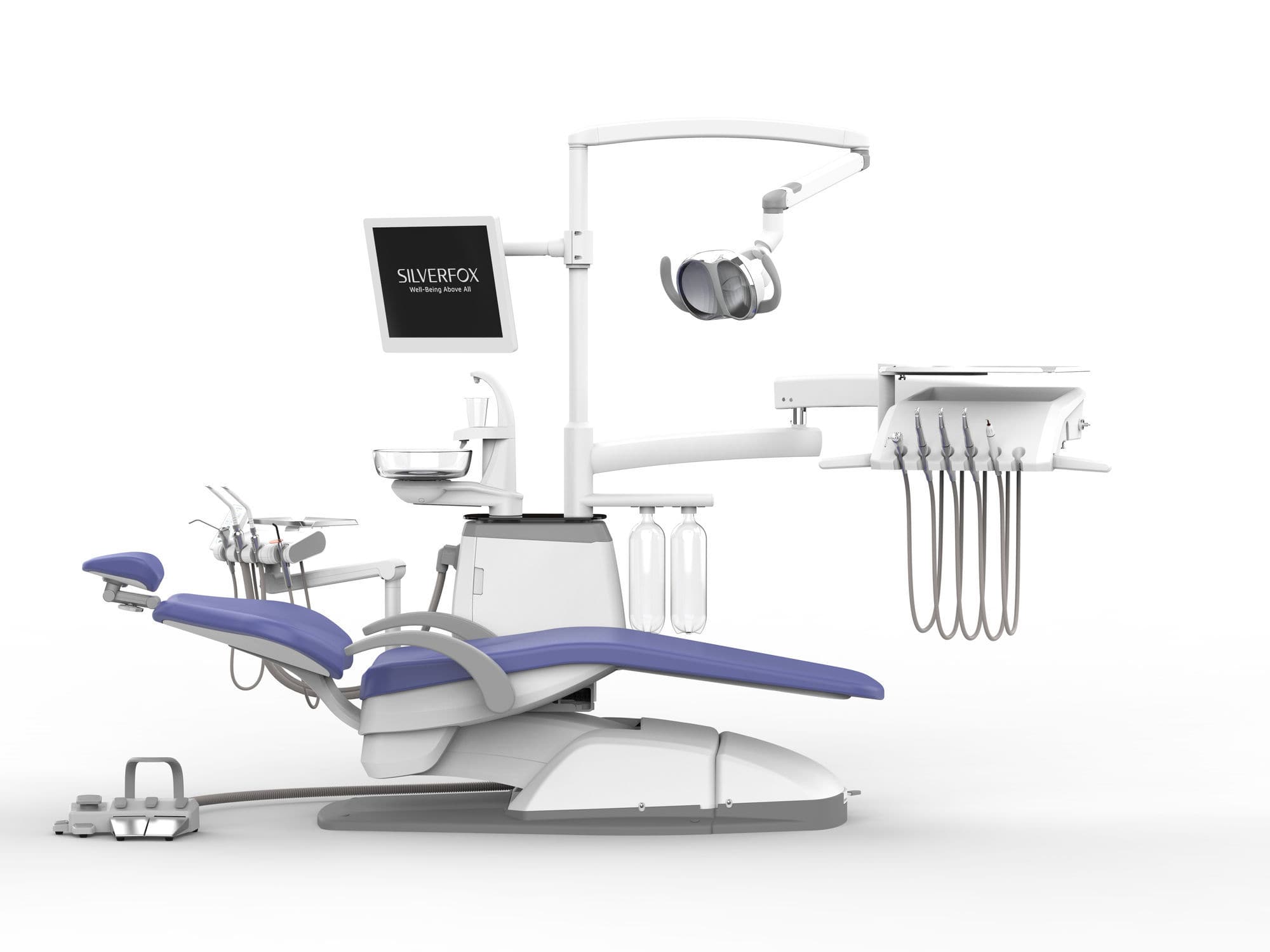 Dental unit with electric chair - 8000C-SRS0 - Silverfox