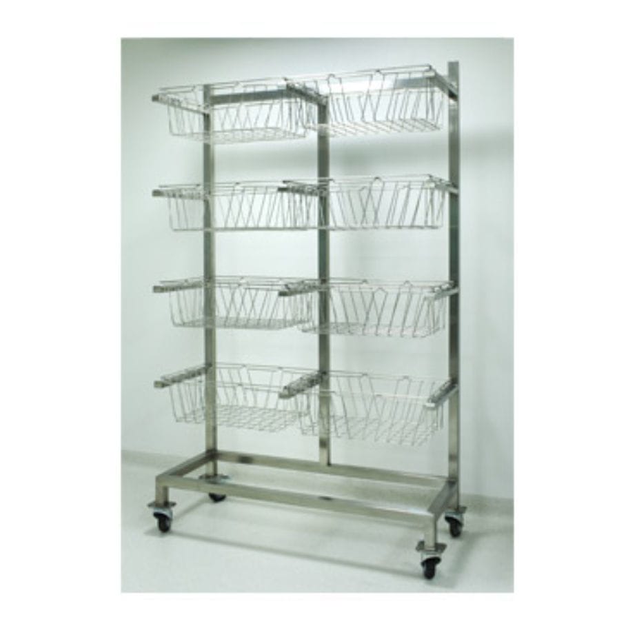 Ambulator Rack Storage rack - AMENSCO MEDICAL TECHNOLOGIES - mobile / double ...