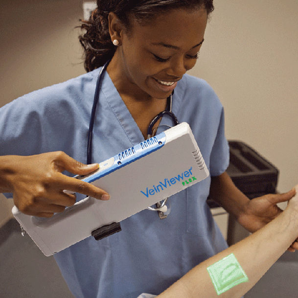 Projection vein viewer VeinViewer® Flex Christie Medical near