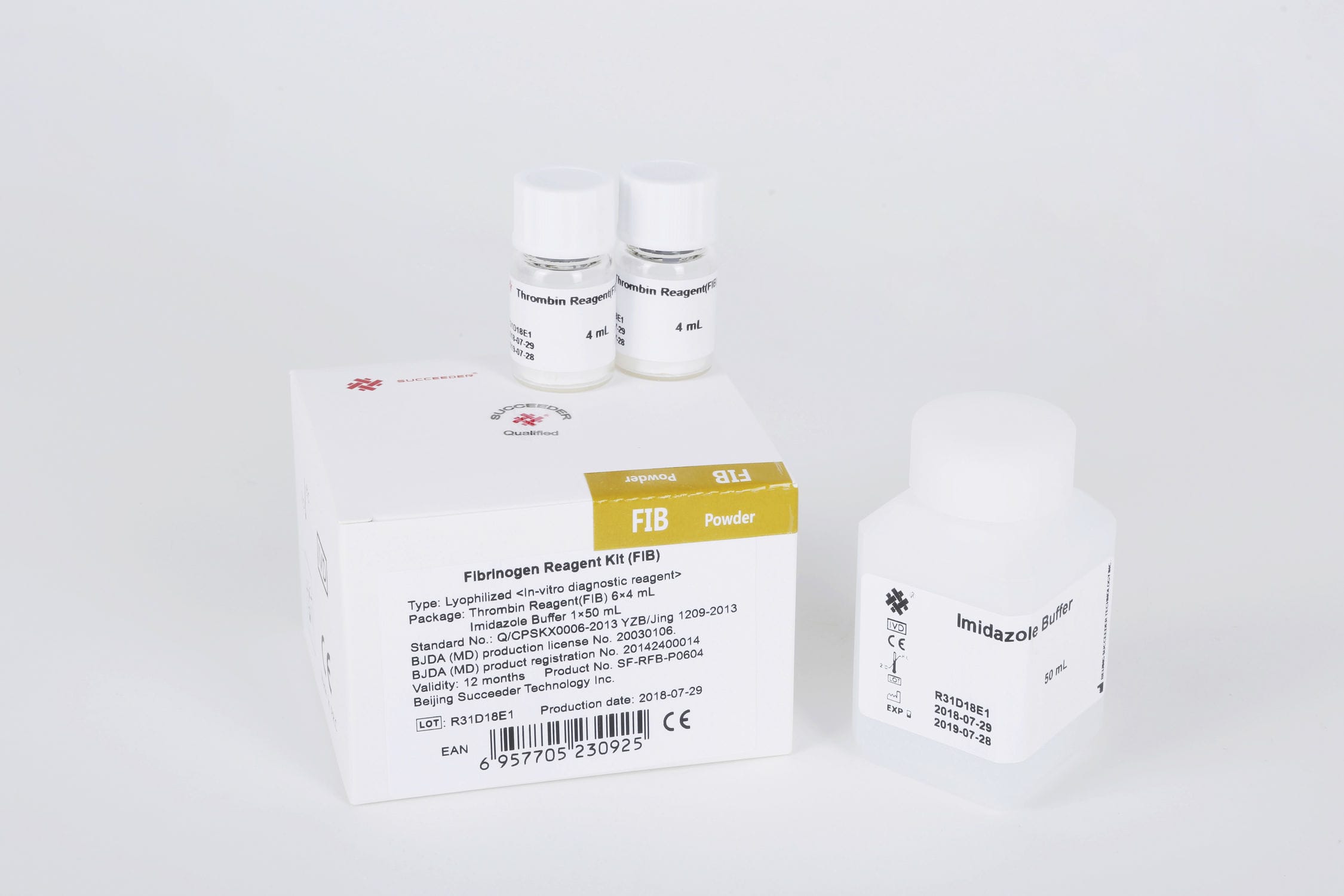 Diagnostic reagent kit APTT PT FIB TT FDP INR Beijing Succeeder