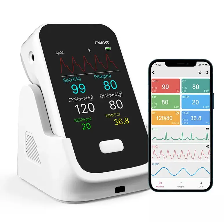 Portable patient monitor - PM6100 - Shanghai Berry Electronic Tech