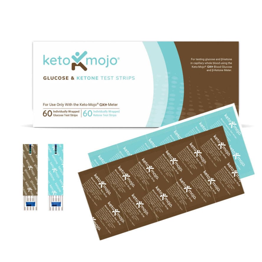 Ketosis test strip KETOMOJO for diabetes / glucose / blood