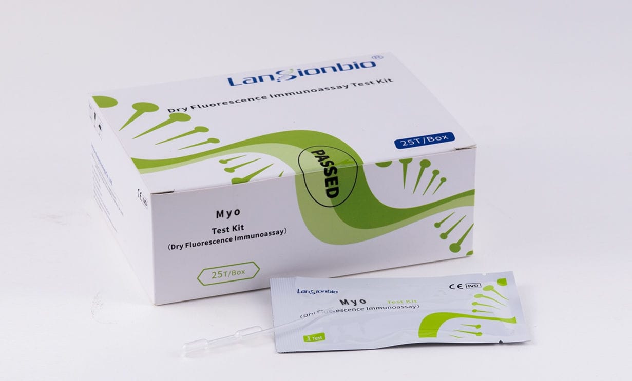 Myoglobin test kit Lansion Biotechnology Co., Ltd for myocardial