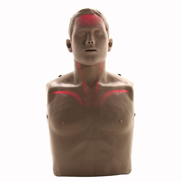 CPR training manikin - Brayden ADVANCED - Innosonian EU - adult / torso