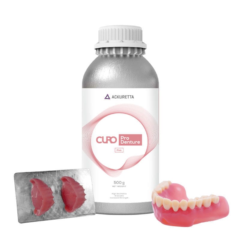 Resin dental material CURO ProDenture Ackuretta Technologies LLC