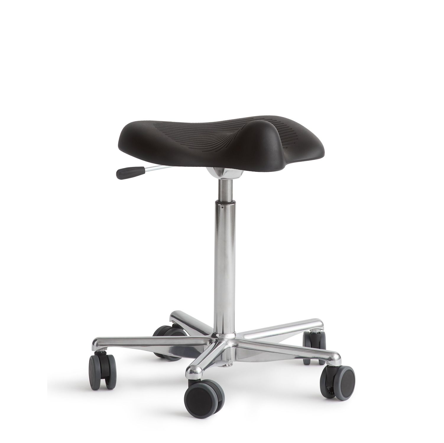 Dental stool ReForm Dynamostol heightadjustable / on casters / black