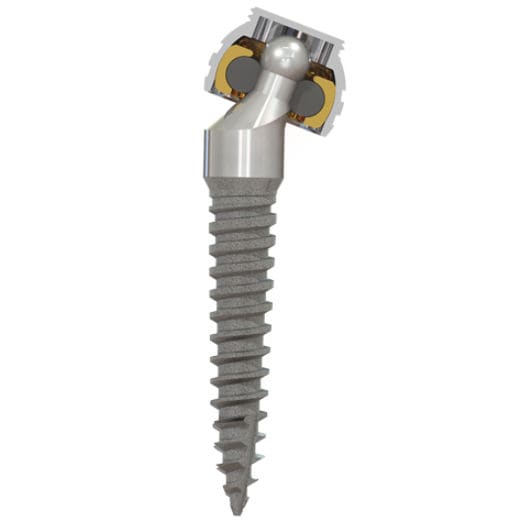 Titanium dental implant SATURNO® Zest Dental Solutions ball