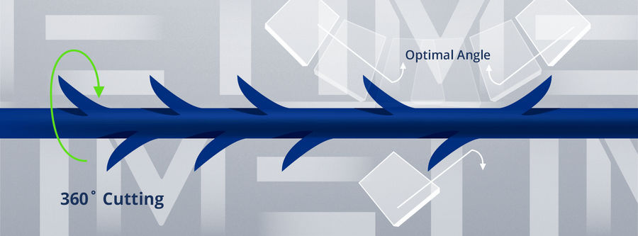 Resorbable lifting thread / notched - TIME MACHINE - SENSCO