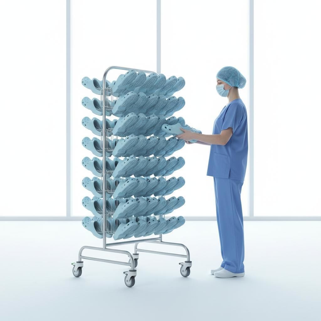 Medical Rack Drag Stainless steel storage rack - B27 - Fangge Medical - on casters / modular