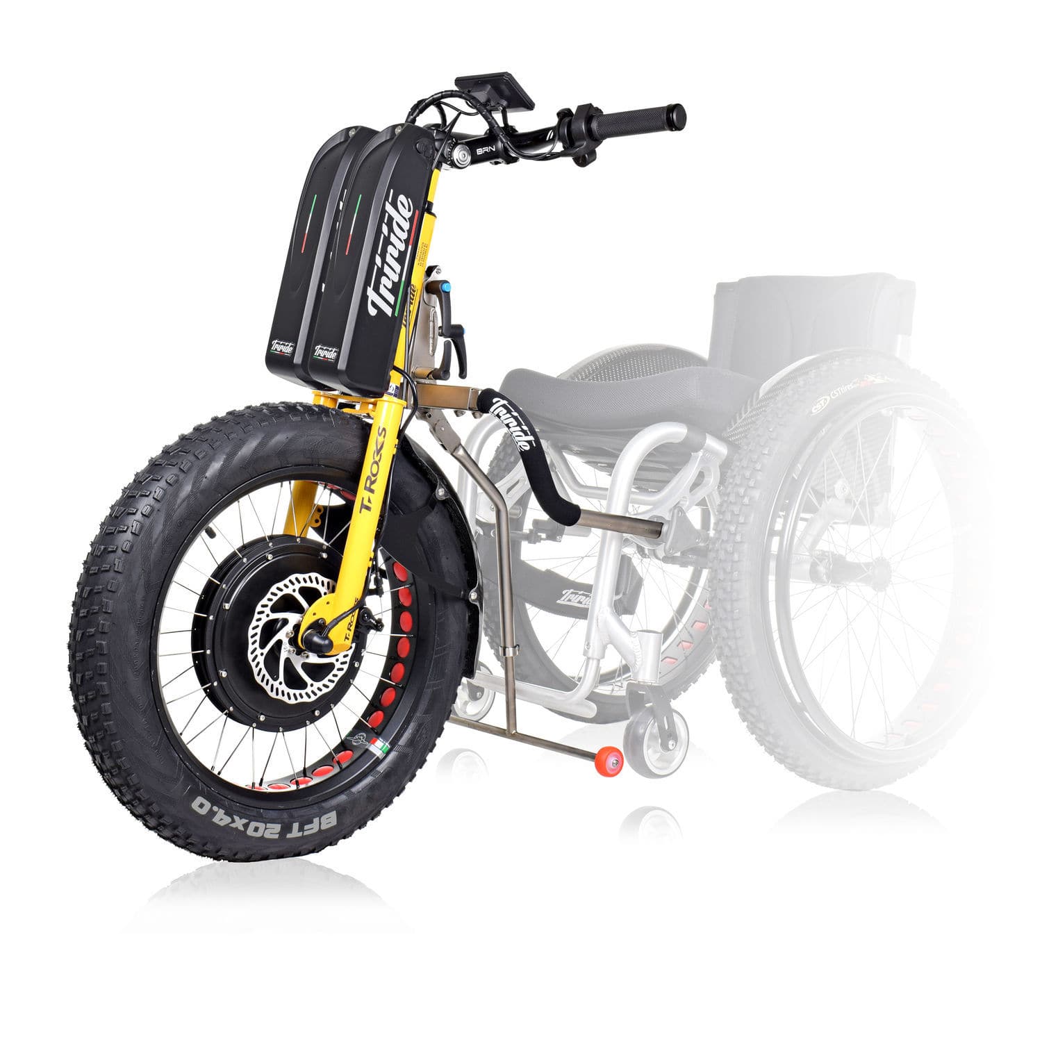 Electric wheelchair drive unit TROCKS Triride Italia front