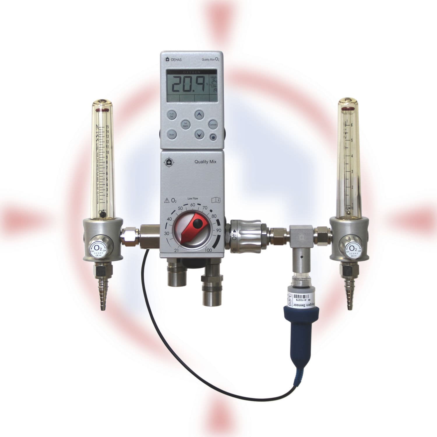 Medical gas blender QualityMix O2 LF DEHAS Medical Systems oxygen
