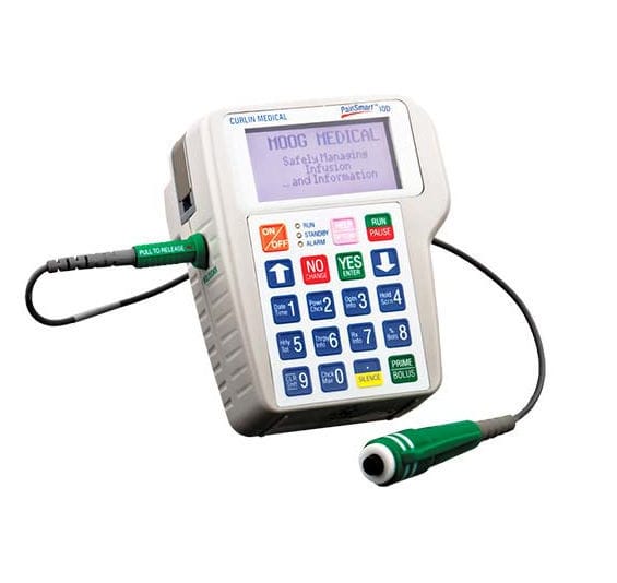 Emergency infusion pump CURLIN® PainSmart MOOG ambulatory / PCA