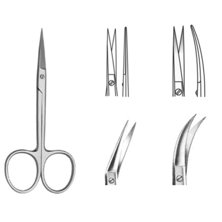 Dental surgery scissors - 02-06-00 series - J+K Chirurgische ...