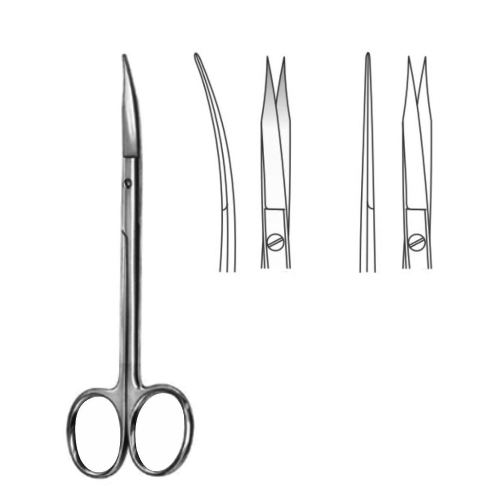 Dental surgery scissors - 02-06 series - J+K Chirurgische Instrumente ...