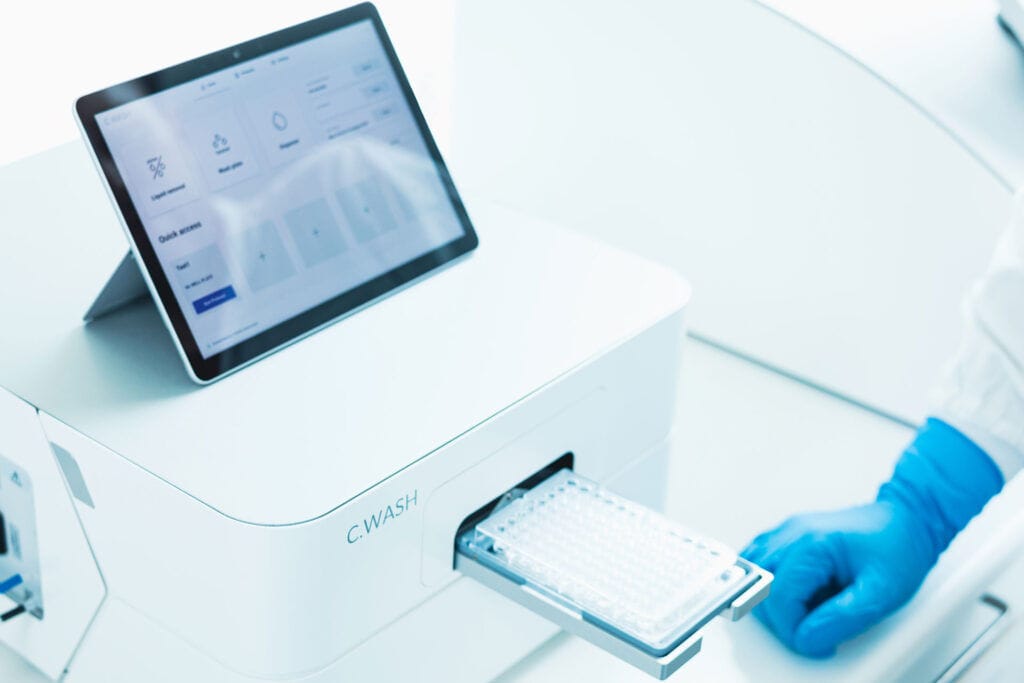 Automated microplate washer C.WASH™ cytena GmbH laboratory / for