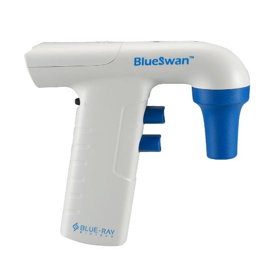 Batteryoperated pipette controller BlueSwan BlueRay Biotech
