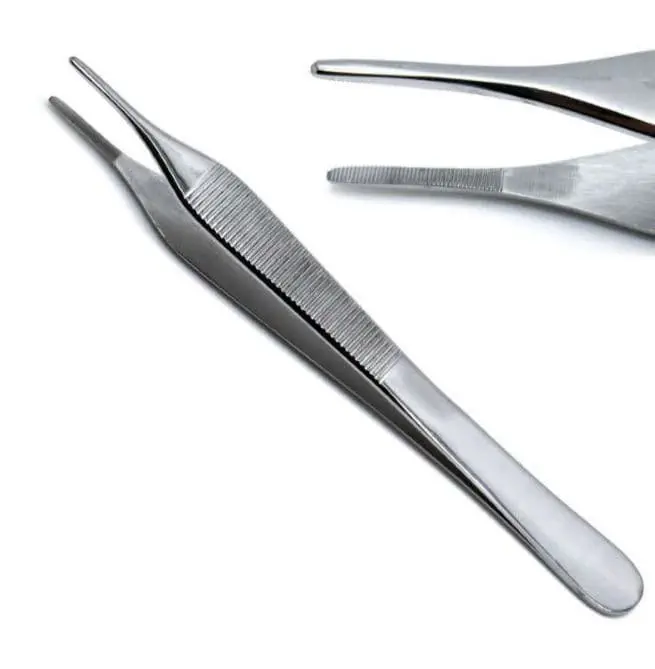 Medical Surgical Tweezers Forceps – Stainless Steel, Locking, For Veterinary & Dissection