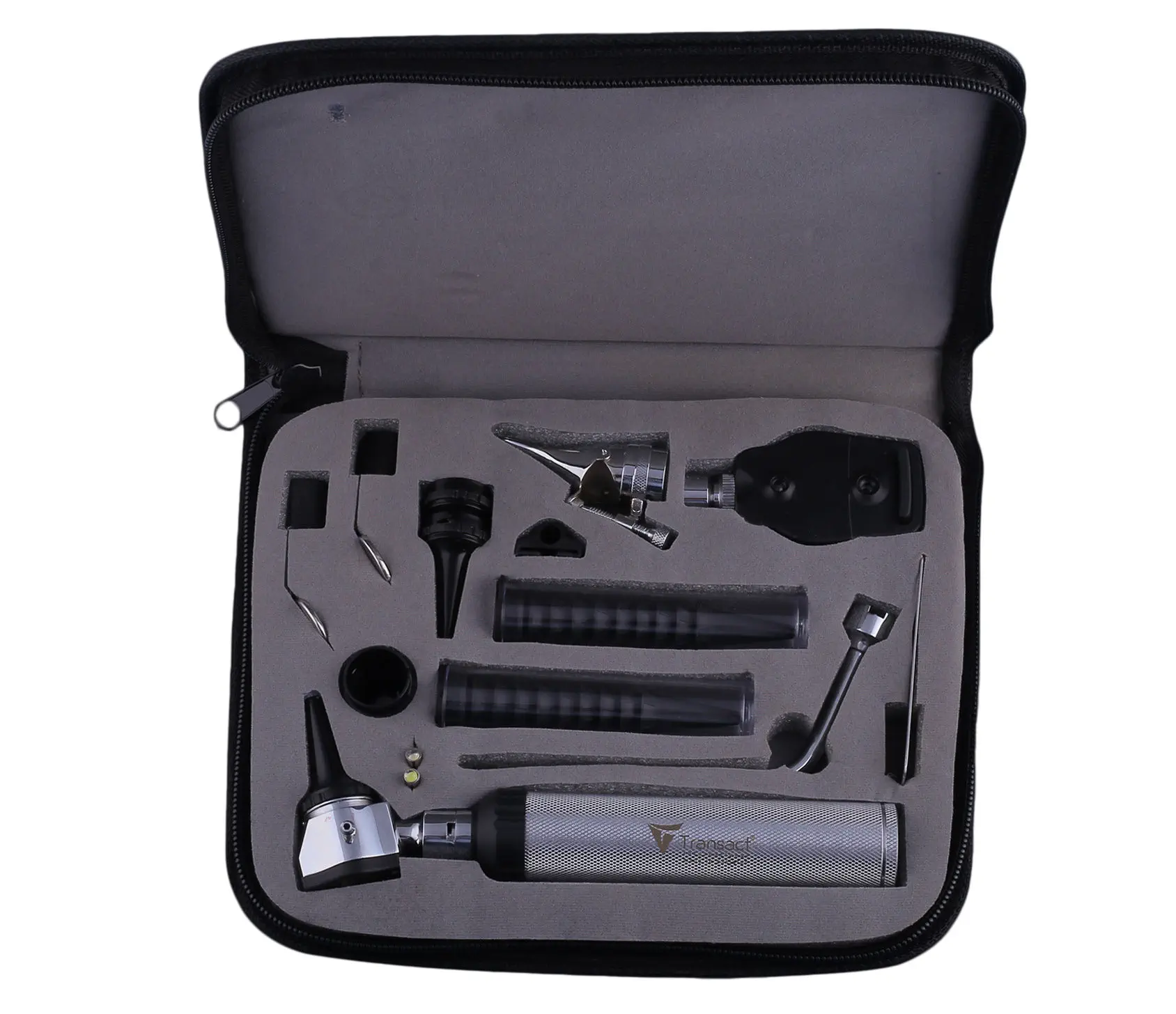 Fiber Optic LED Ophthalmoscope & Otoscope Diagnostic Set - CE Certified With 2 Free Bulbs 10 thumbnail image