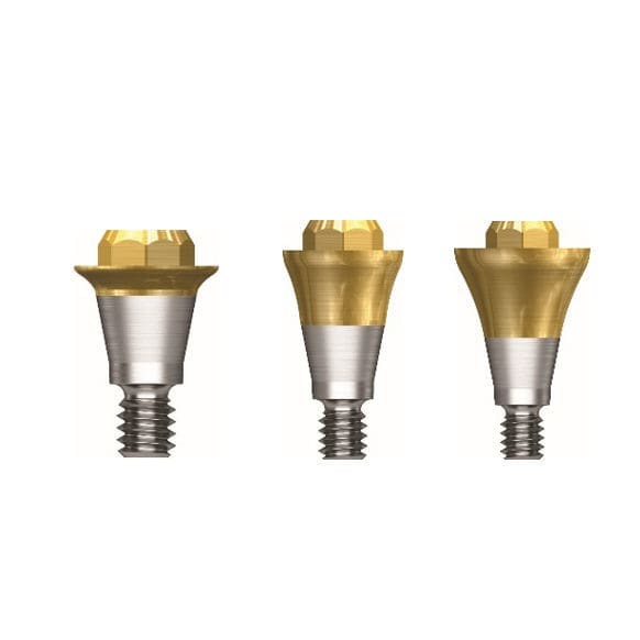 Titanium implant abutment Osstem Implant France internal / straight