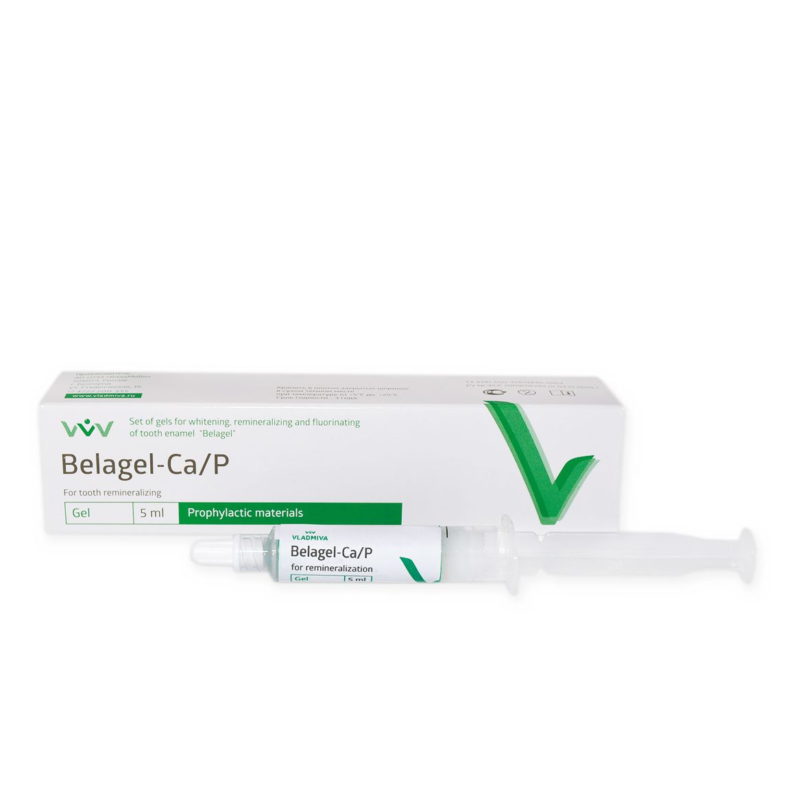 Dental prophylaxis dental material BELAGELCA/P VladMiVa gel / white