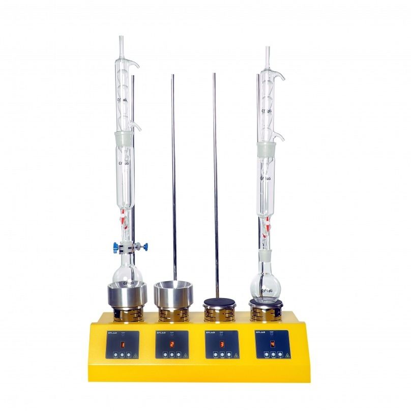 Soxhlet laboratory extractor EFSOX series EFLAB manual / for fat