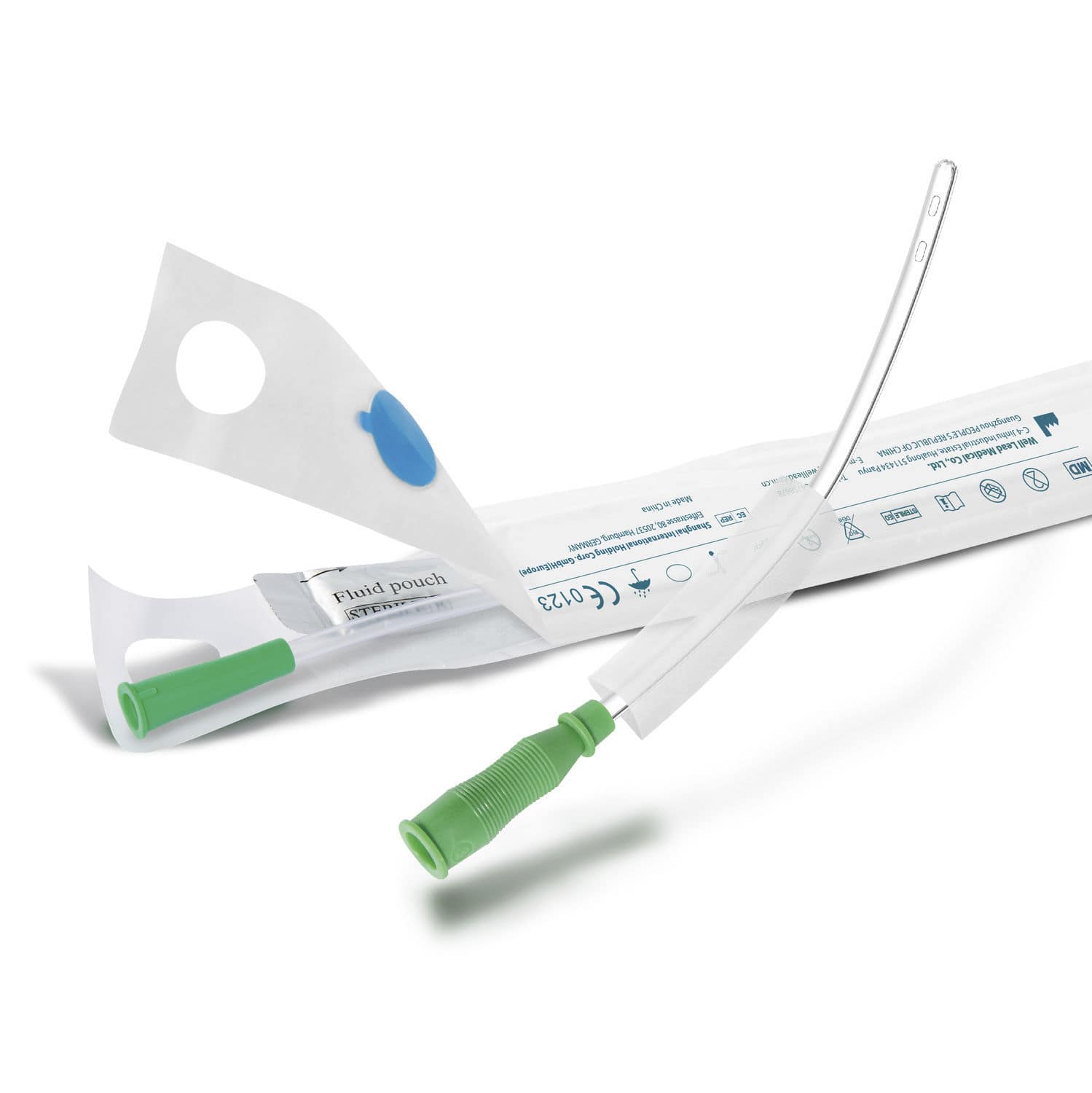 Urine drainage catheter ConviCath Well Lead Medical urethral / hydrophilic / atraumatic tip