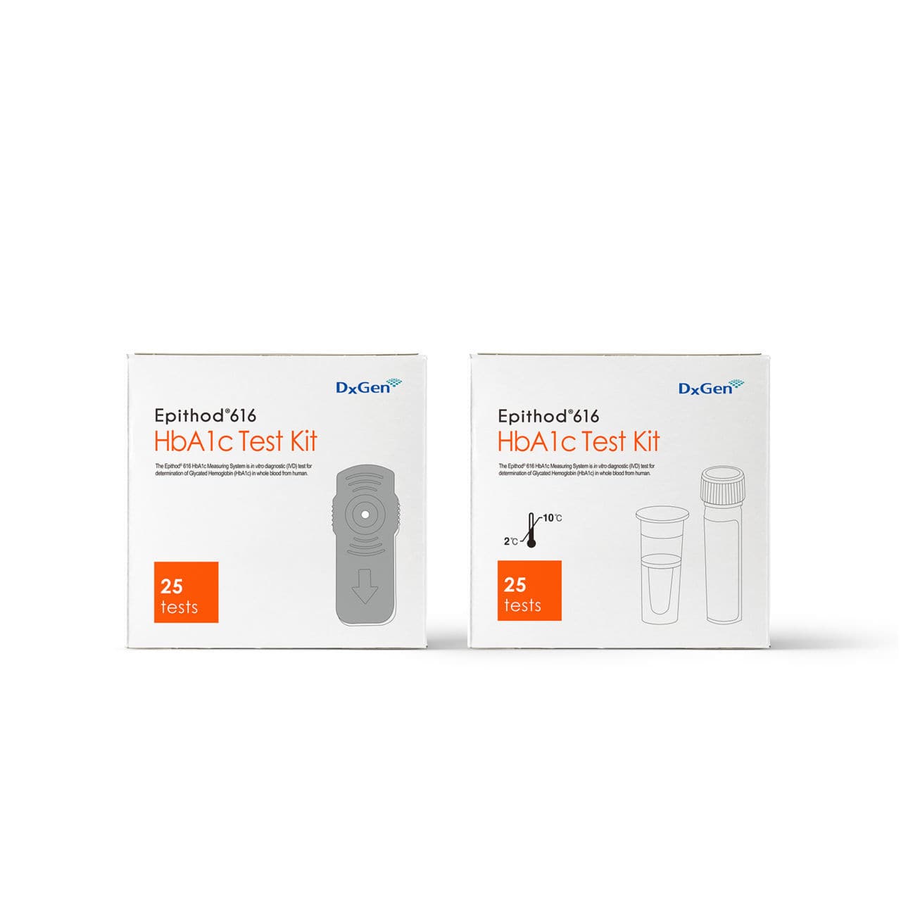 HbA1c test kit Epithod® 616 DxGen Corp for diabetes / whole blood