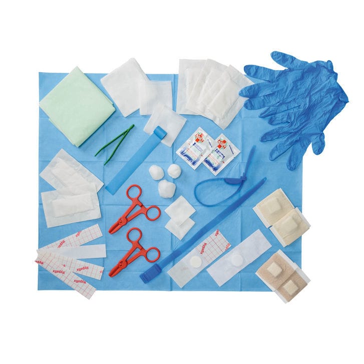 Dialysis medical kit FAV D.R.M. with glove / sterile / disposable