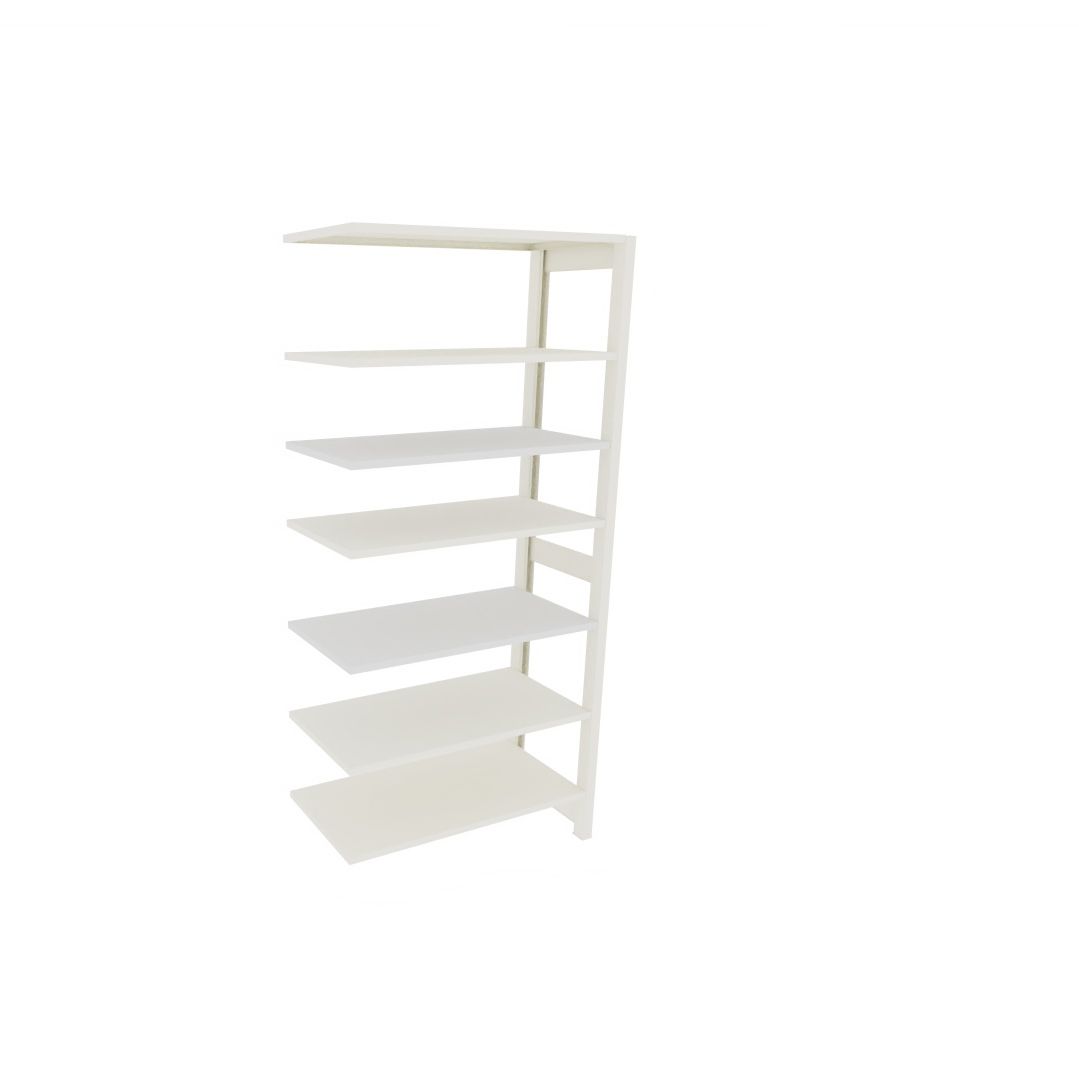 7-shelf shelving unit - 50.307.110 - LISTA - open-structure / antibacterial