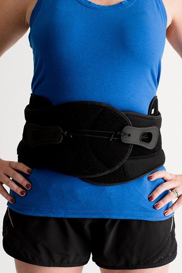 Lumbar support belt LSO™ Gen II Dr Medical adult / semirigid / black